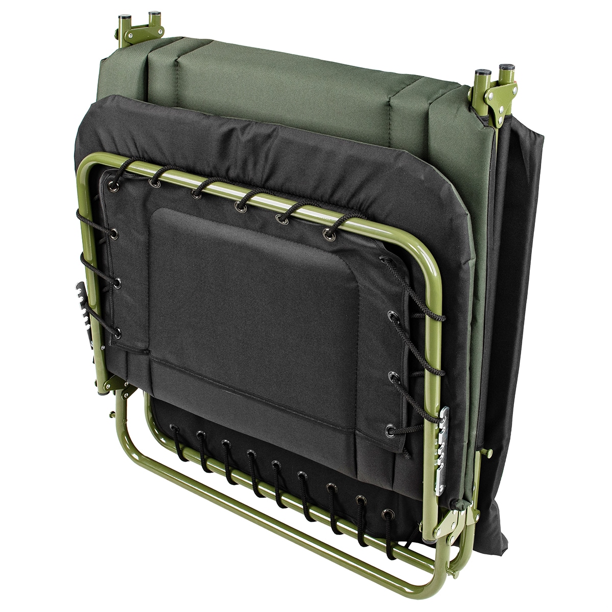 Military field bed with mattress - 213 x 78 cm