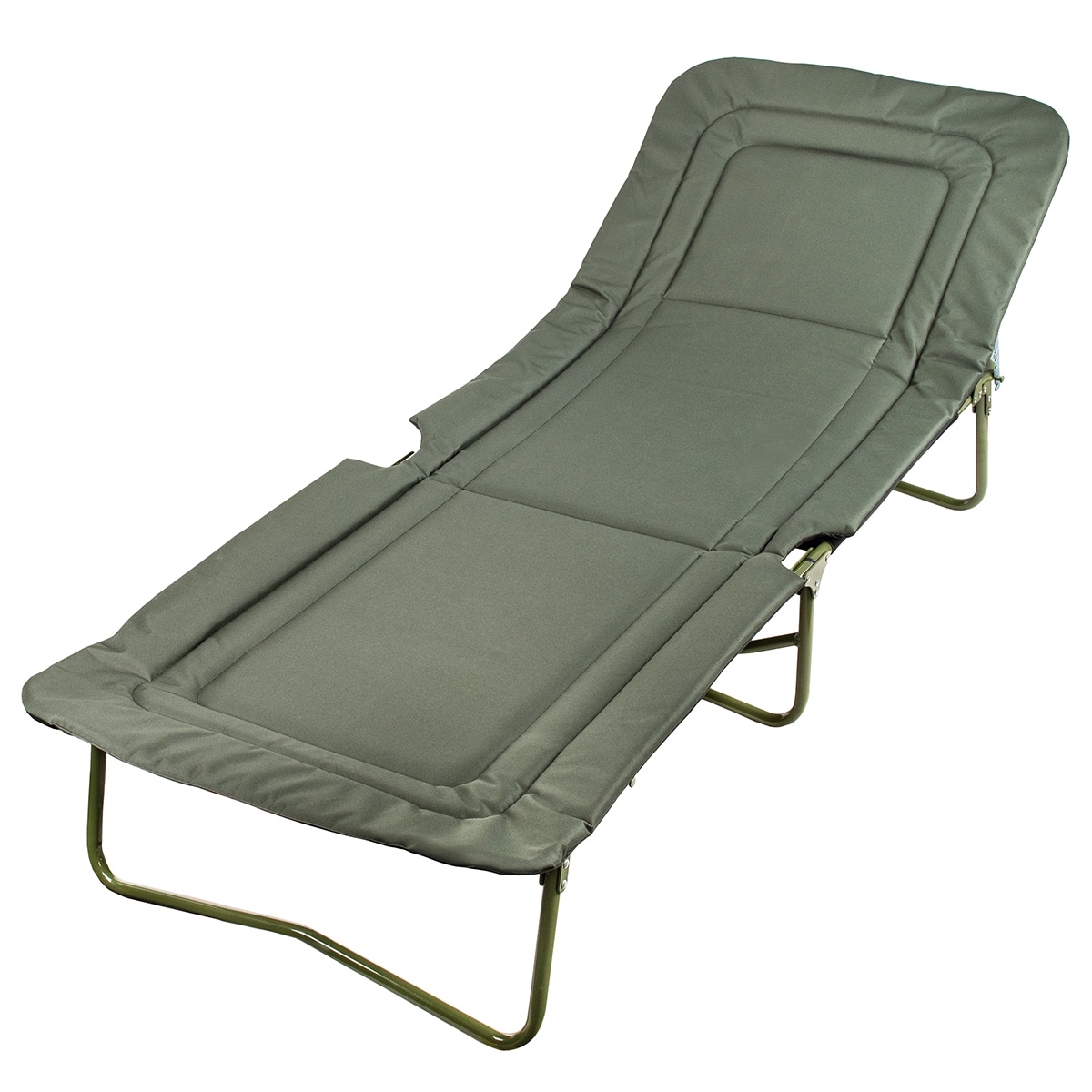 Military field bed with mattress - 213 x 78 cm
