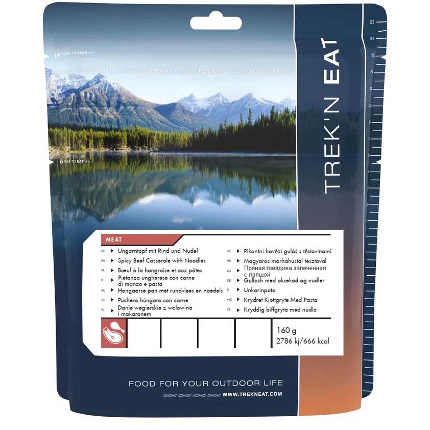 Freeze-dried food Trek'n Eat - beef with spicy noodles 160 g
