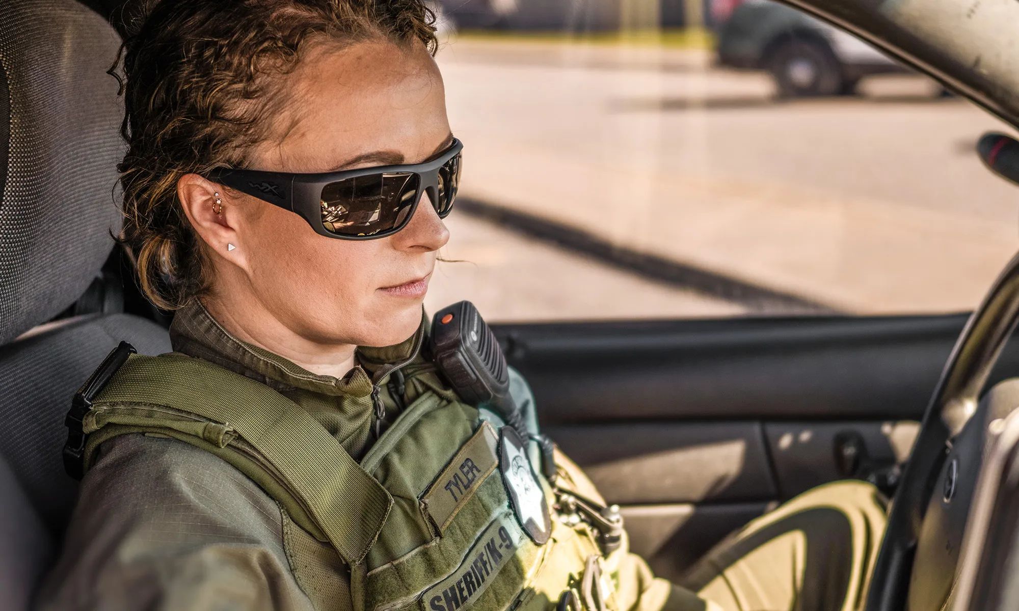 Wiley X Omega Tactical Glasses - Smoke Grey/Matte Black