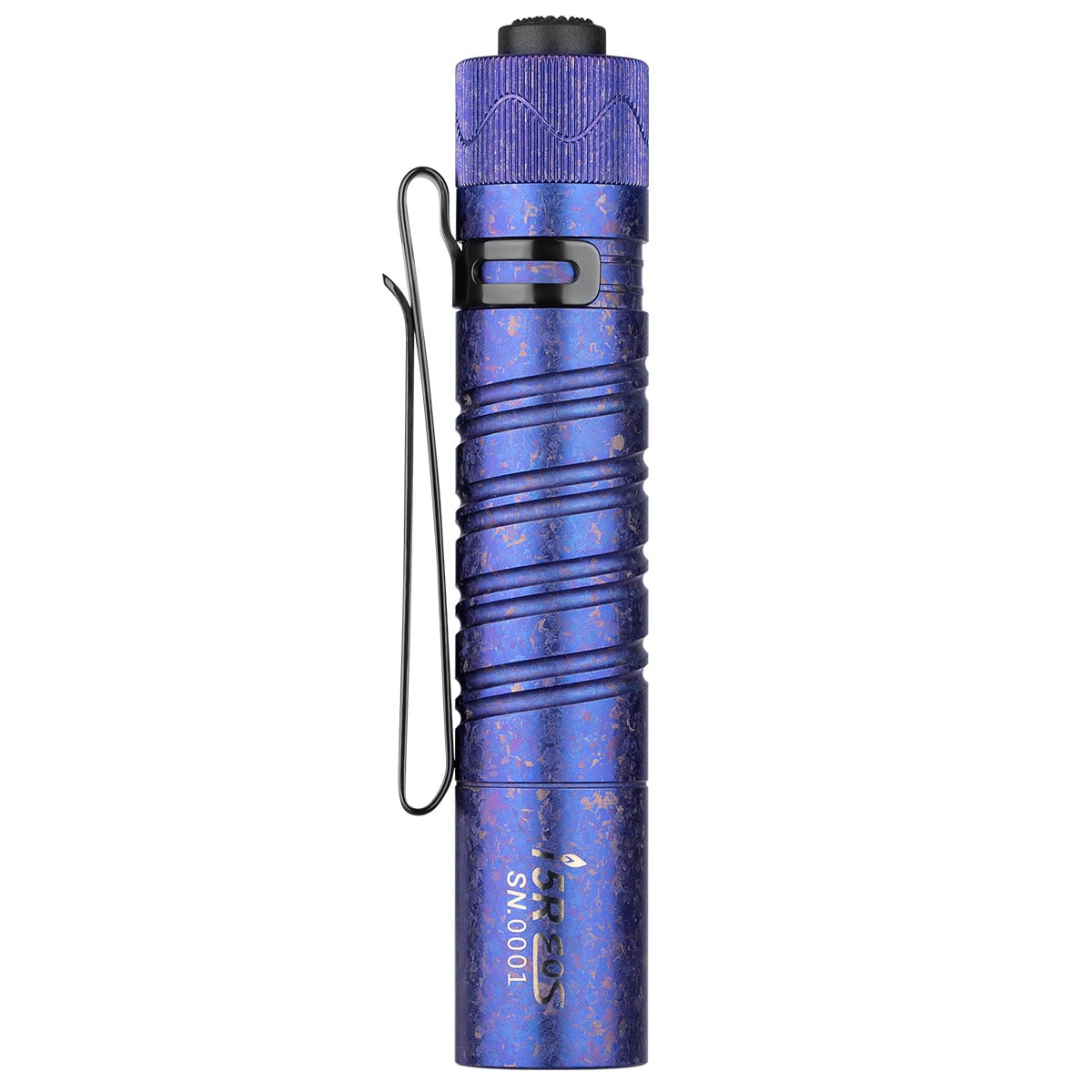 Olight I5R EOS Limited Edition Ice Flower Periwinkle Blue Flashlight - 350 lumens
