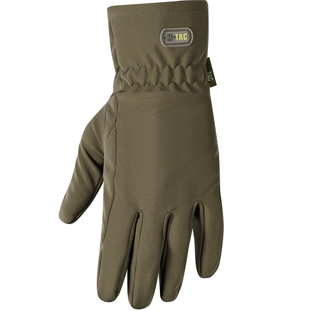 M-Tac Winter Softshell Gloves - Olive