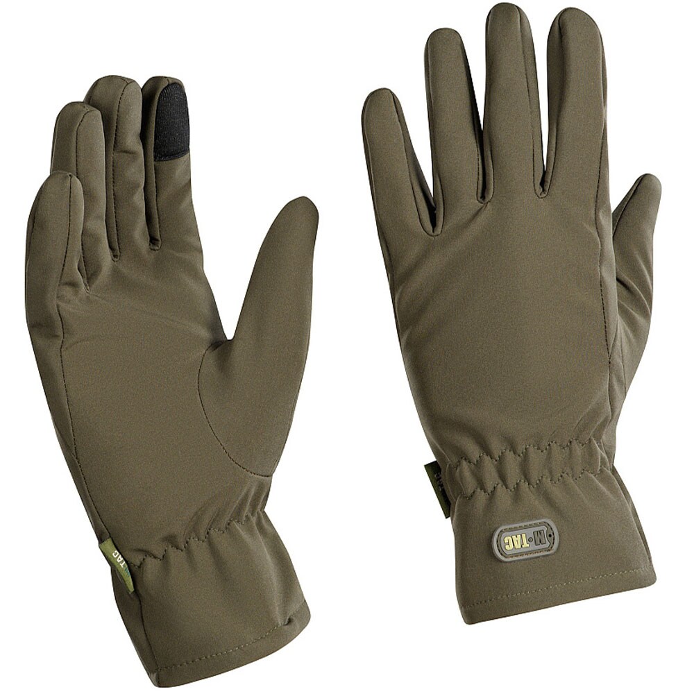 M-Tac Winter Softshell Gloves - Olive