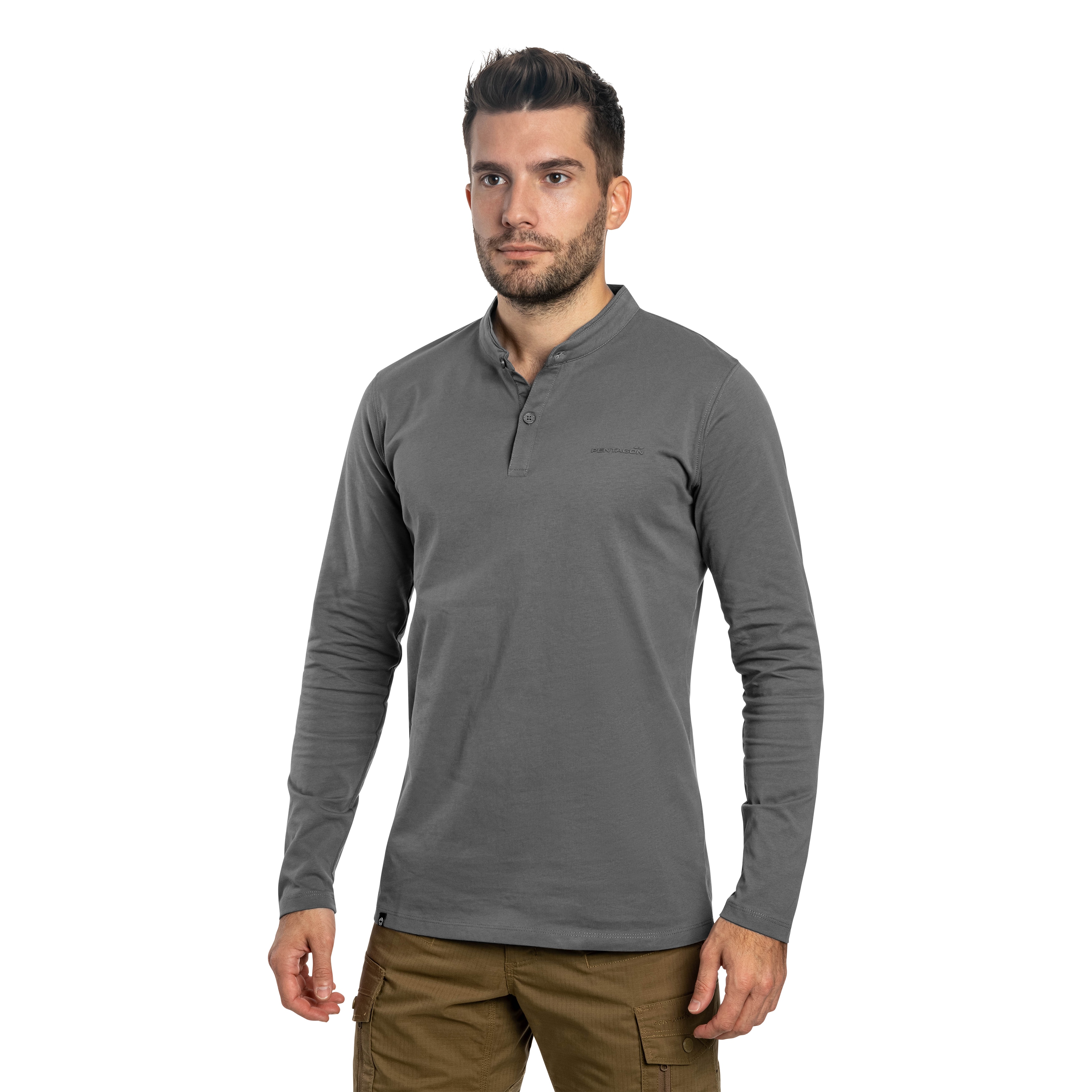 Pentagon Romeo Henley 2.0 Longsleeve - Wolf Grey