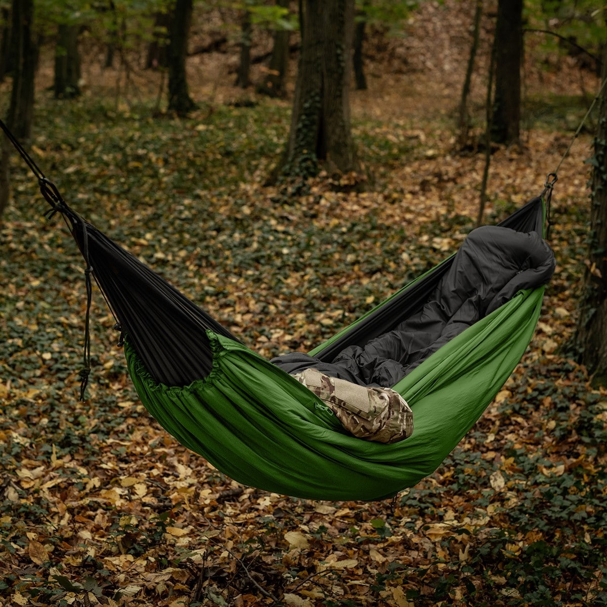 Helikon Swagman Roll Climashield Apex Poncho with sleeping bag function - Grass Green