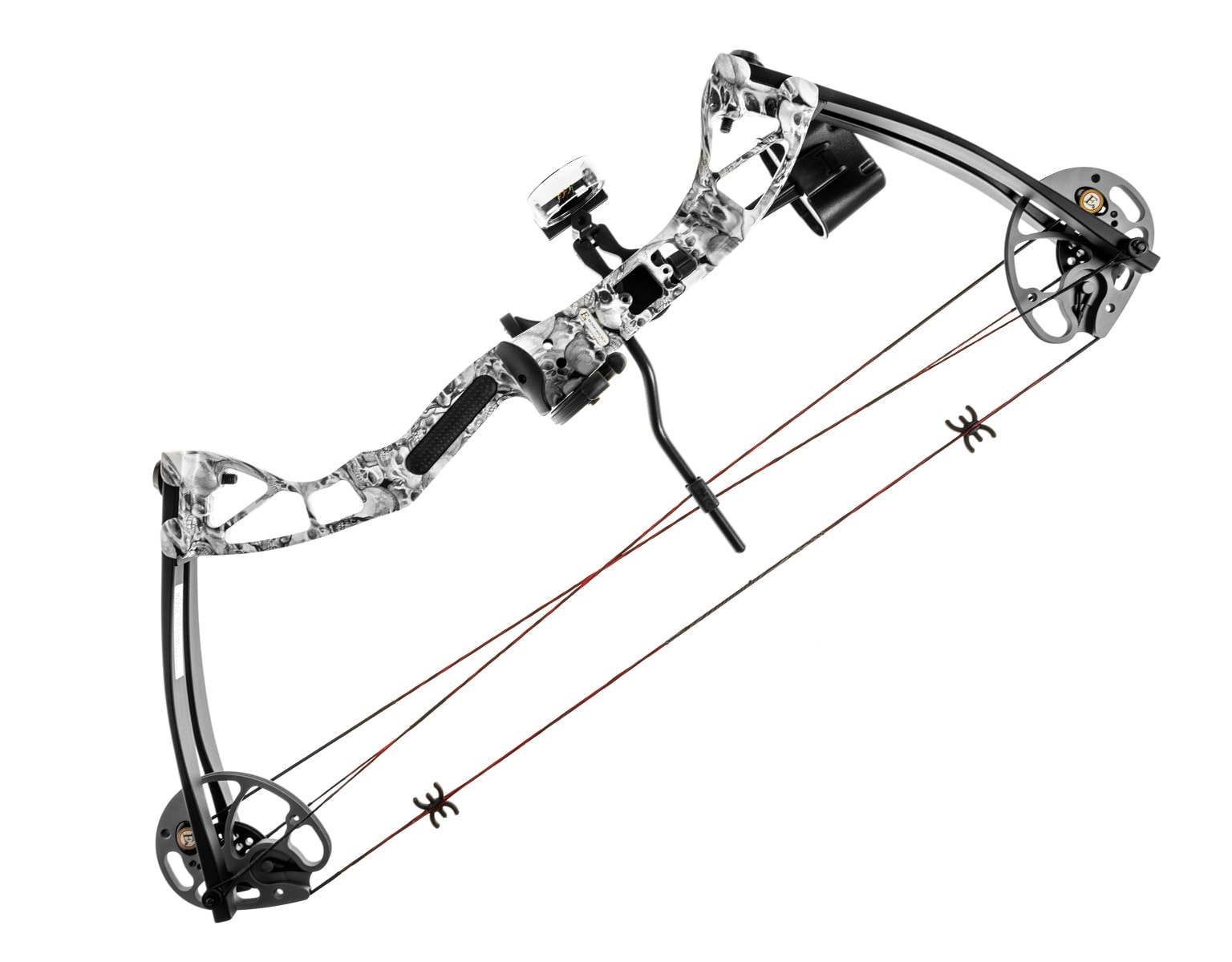 Poe Lang Rex Quad Compound Bow - Skull Camo - Set