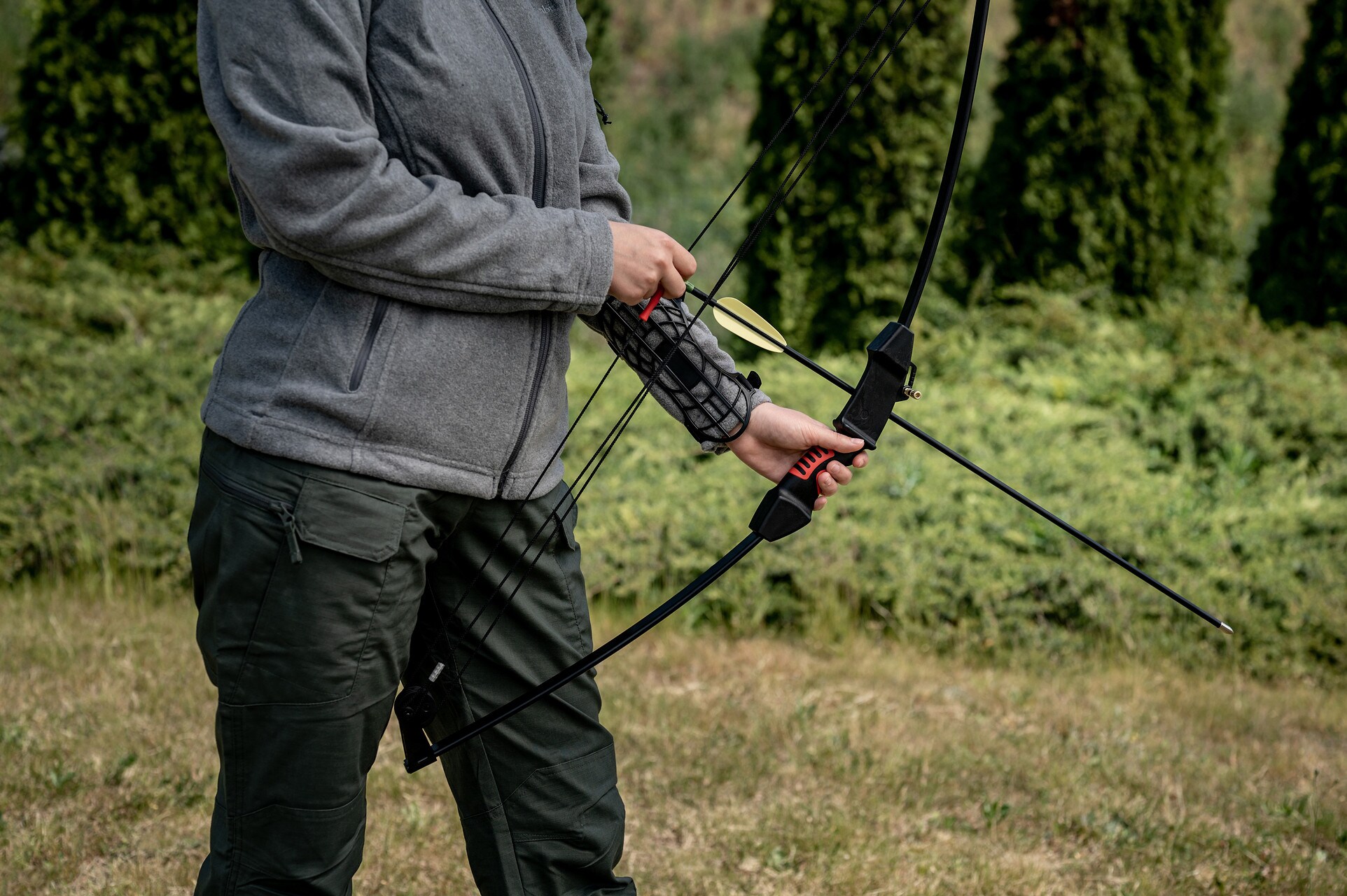 Pulley bow Poe Lang Chameleon black/red