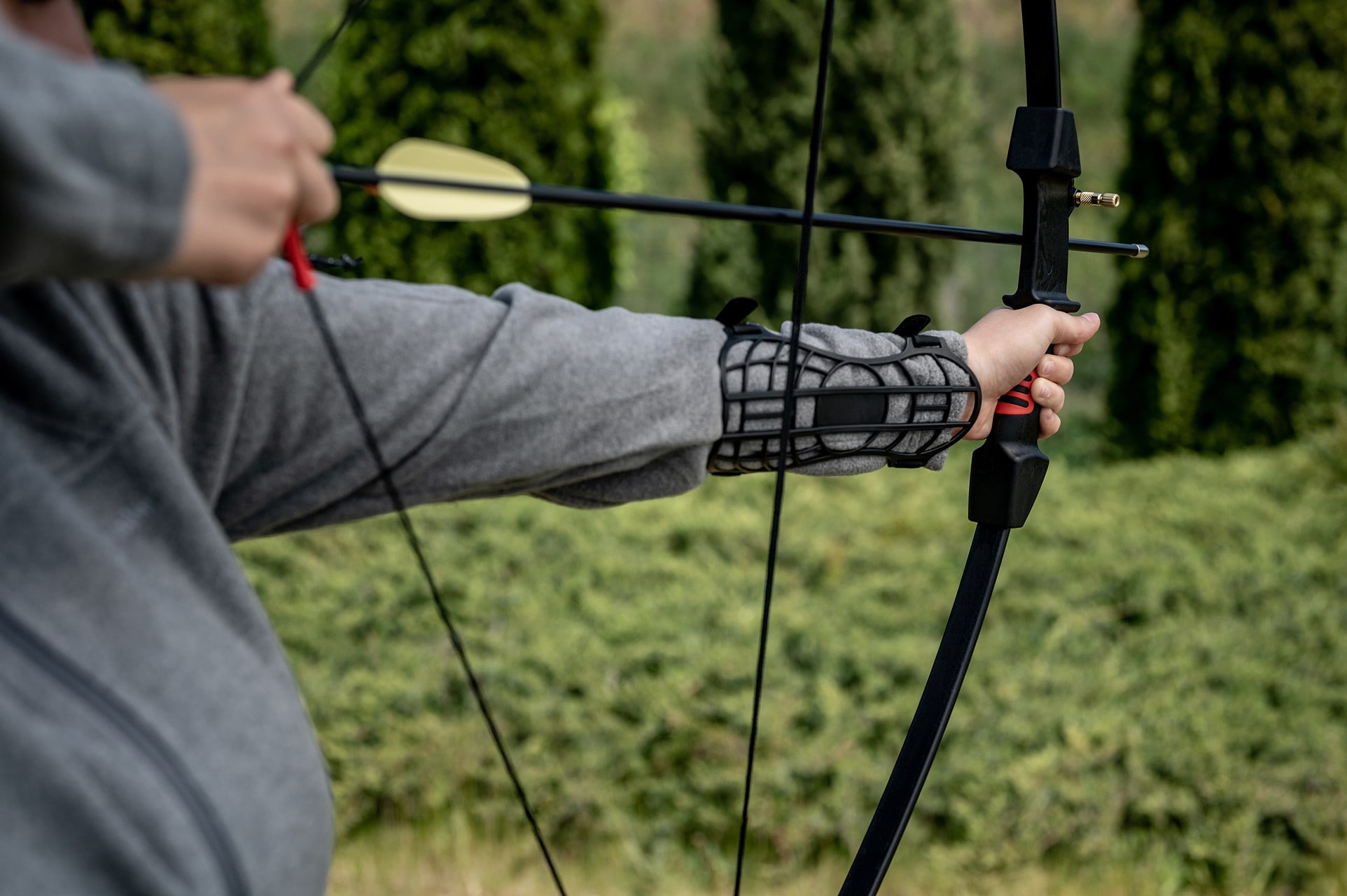 Pulley bow Poe Lang Chameleon black/red