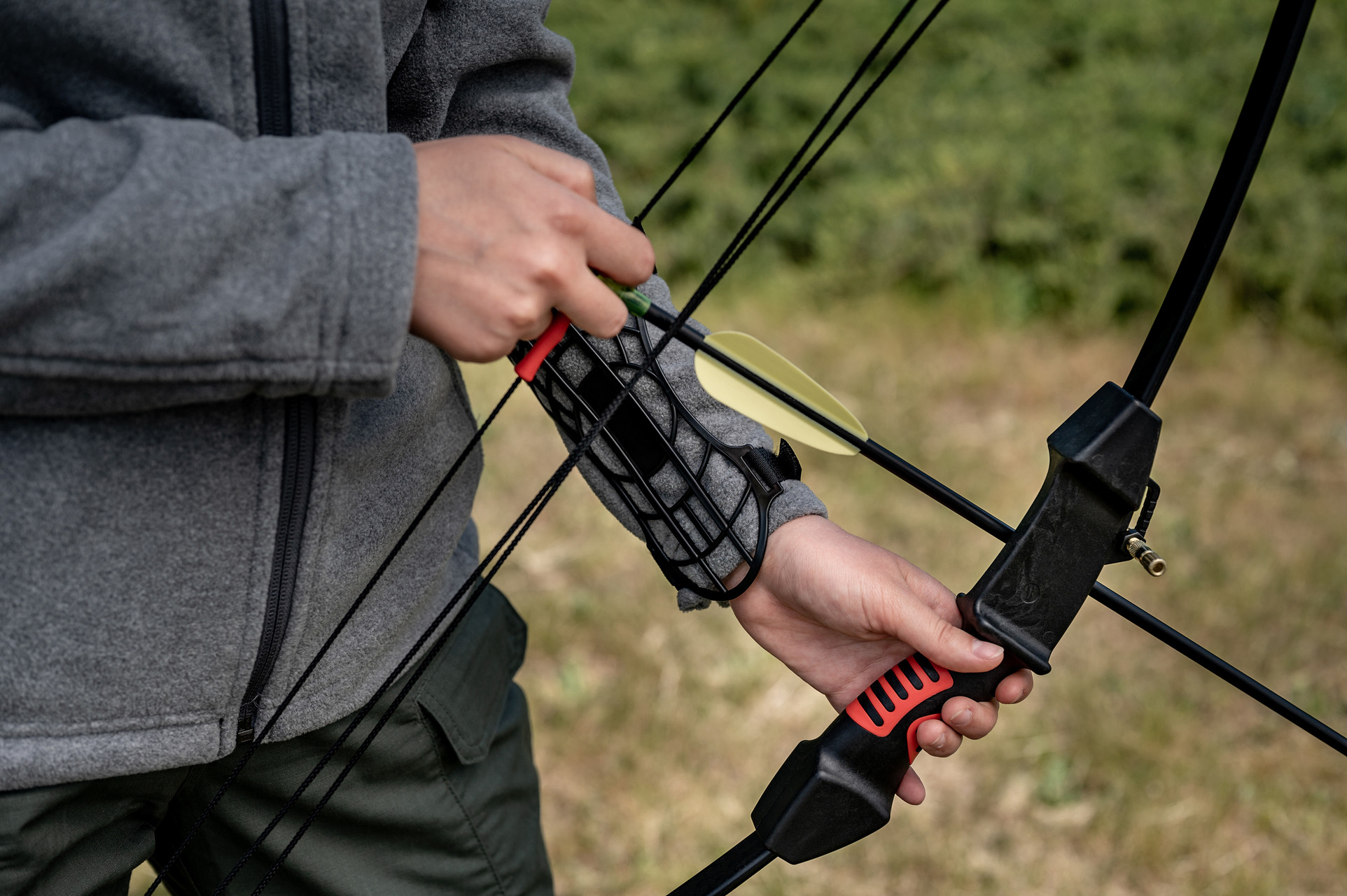 Pulley bow Poe Lang Chameleon black/red