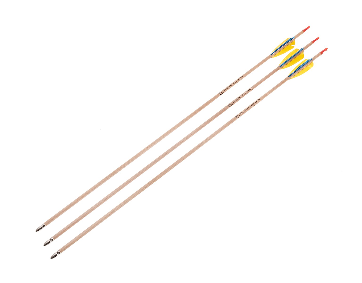 Poe Lang 28'' wooden arrow - 3 pieces set