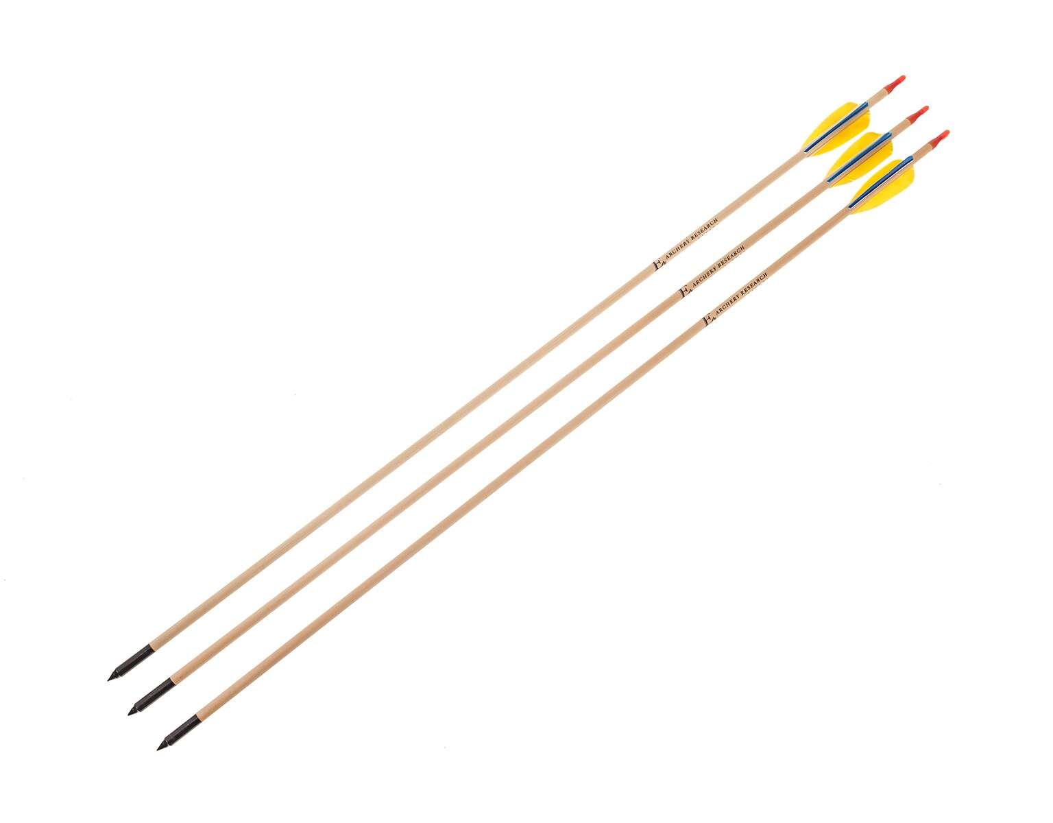 Poe Lang 30'' wooden arrow - 3 pieces set