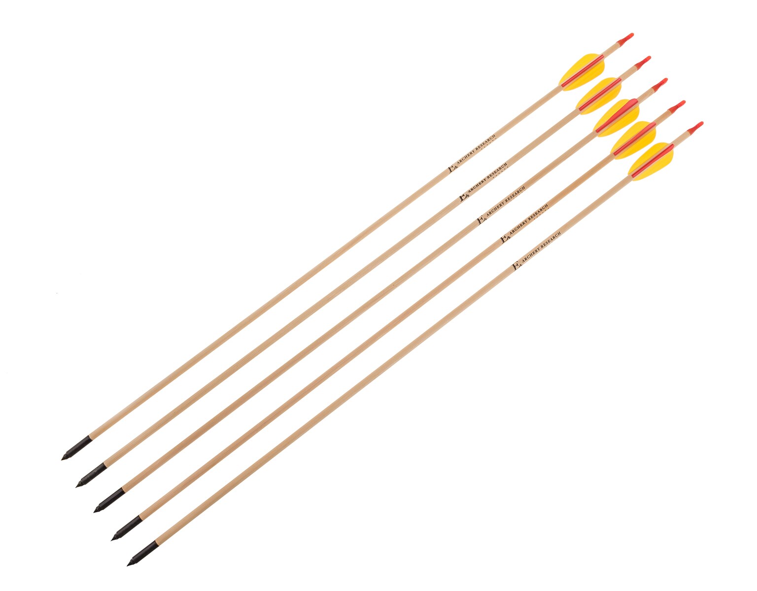Poe Lang 30'' wooden arrow - 5 pieces set