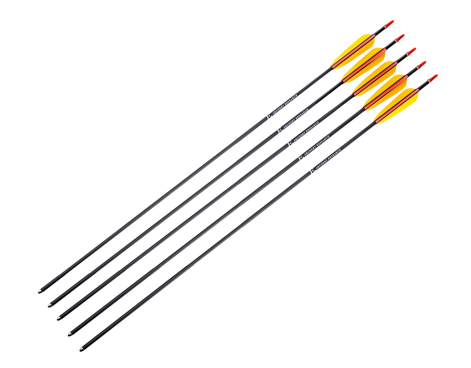 Poe Lang 30'' aluminum arrow black - 5 pieces set
