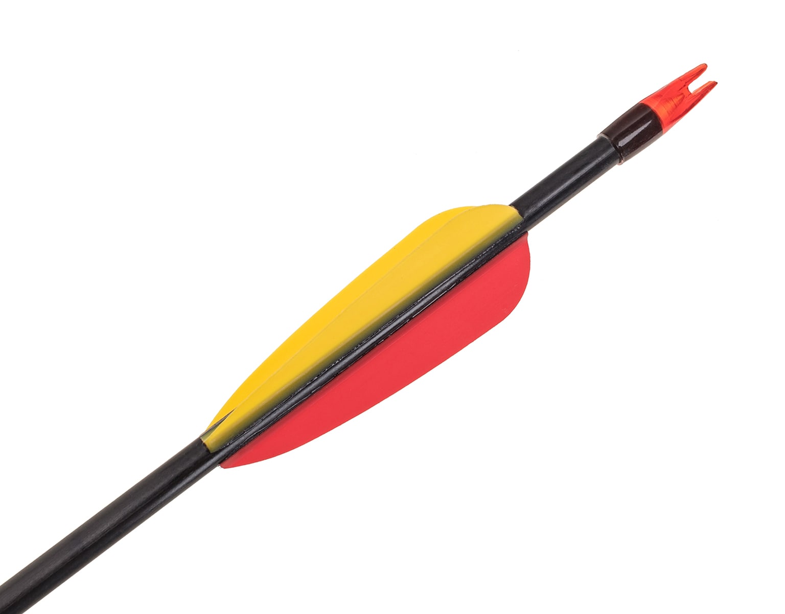 Poe Lang 30'' fiberglass arrow - 5 pieces set black