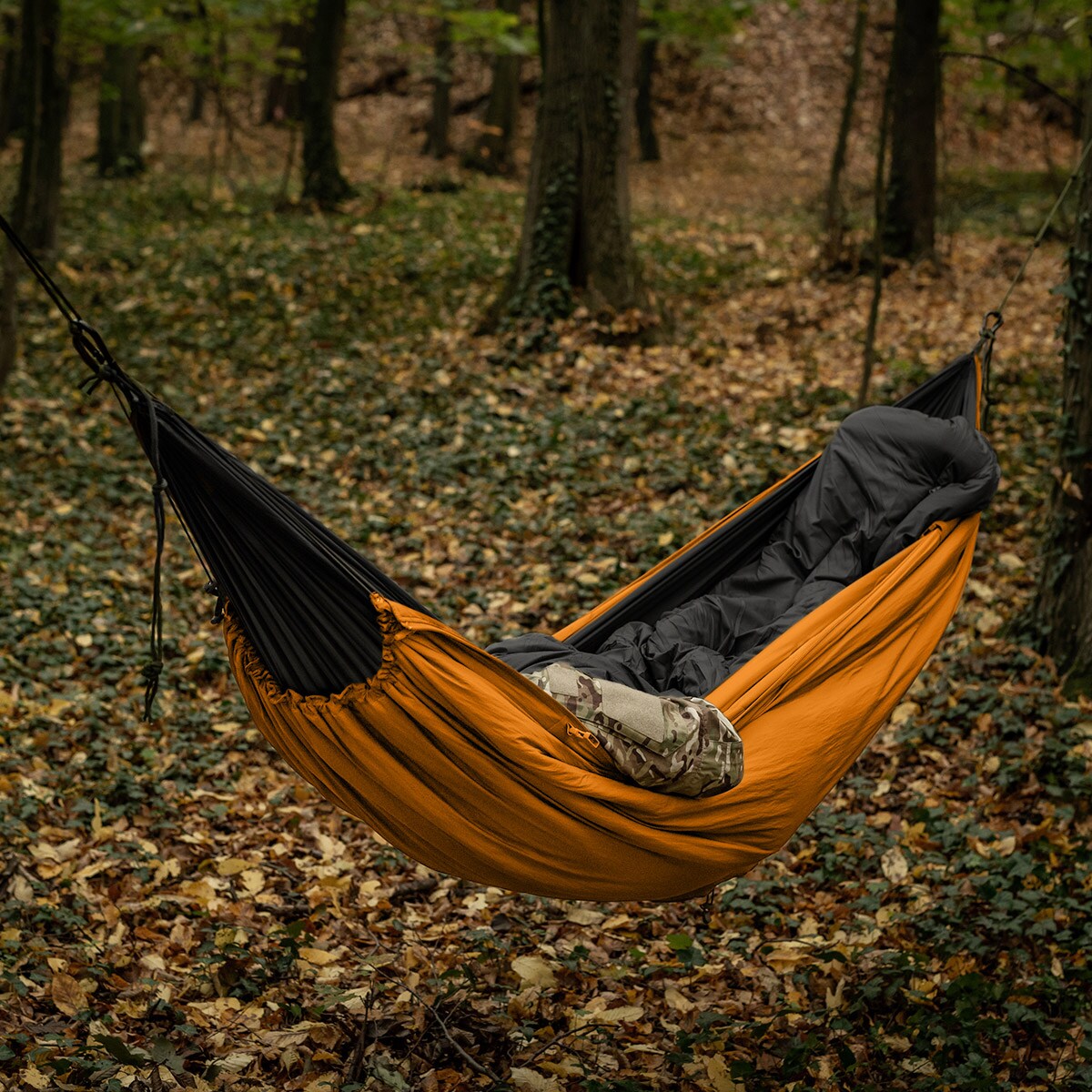 Helikon Swagman Roll Climashield Apex Poncho with sleeping bag function - Orange