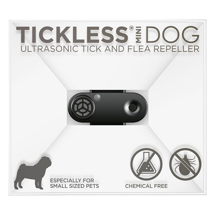 TickLess Pet Mini Ultrasonic Tick Repellant - for animals - Black