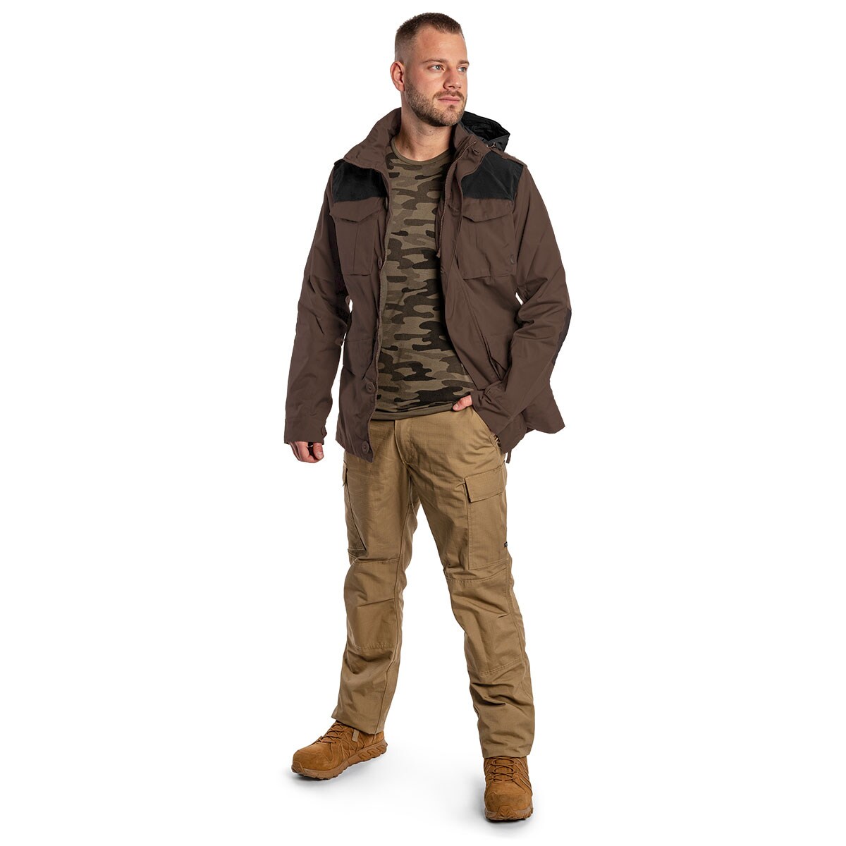 Helikon-Tex M65 Covert Jacket - Earth Brown/Black