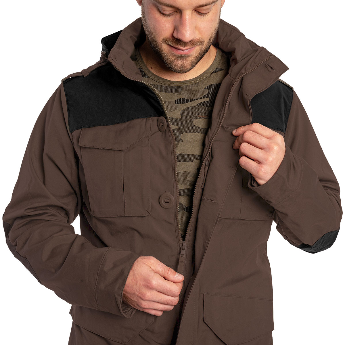 Helikon-Tex M65 Covert Jacket - Earth Brown/Black