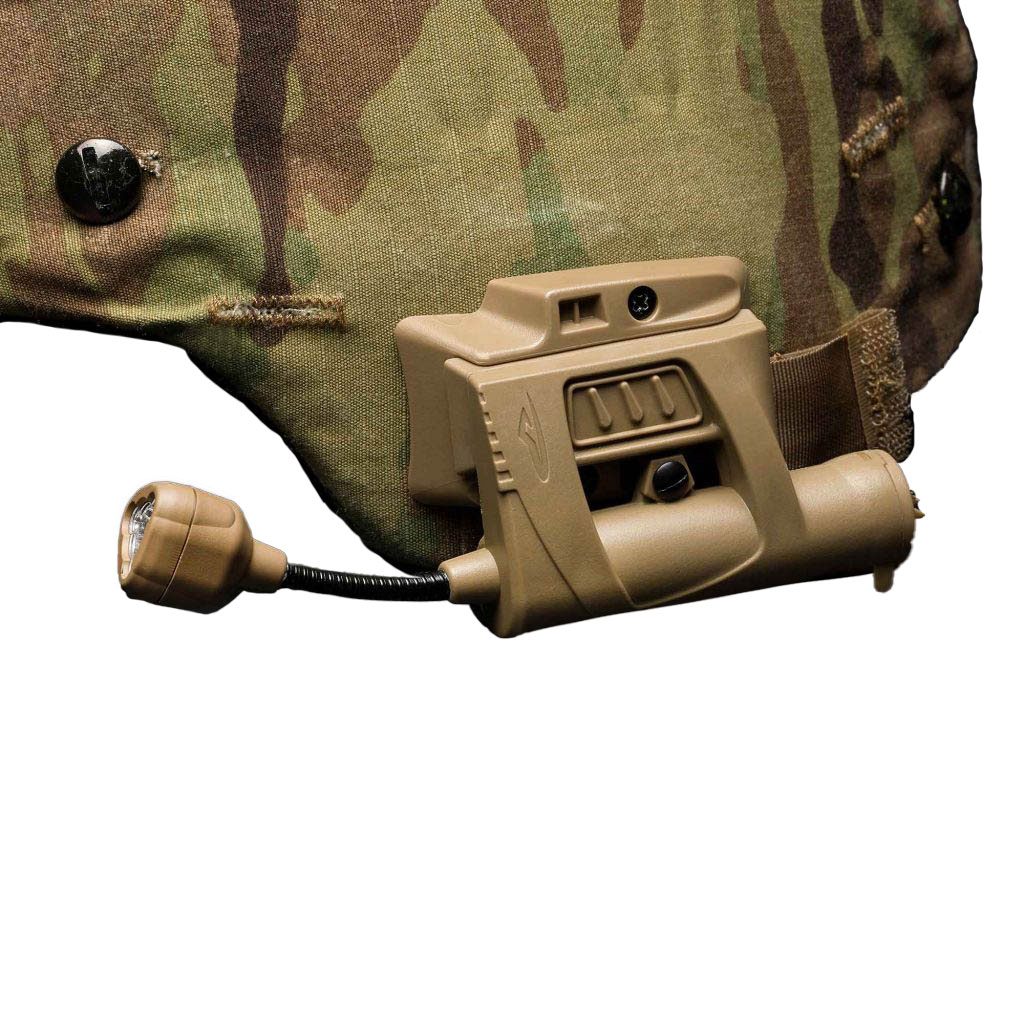 Princeton Tec Charge MPLS Helmet Flashlight Black - 55 lumens