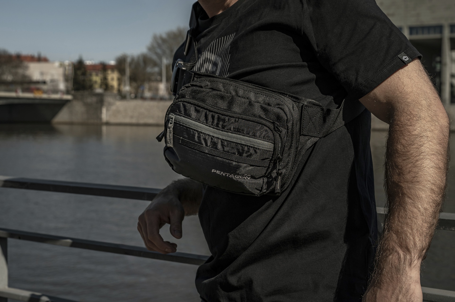 Pentagon Protean Waist Bag - Black