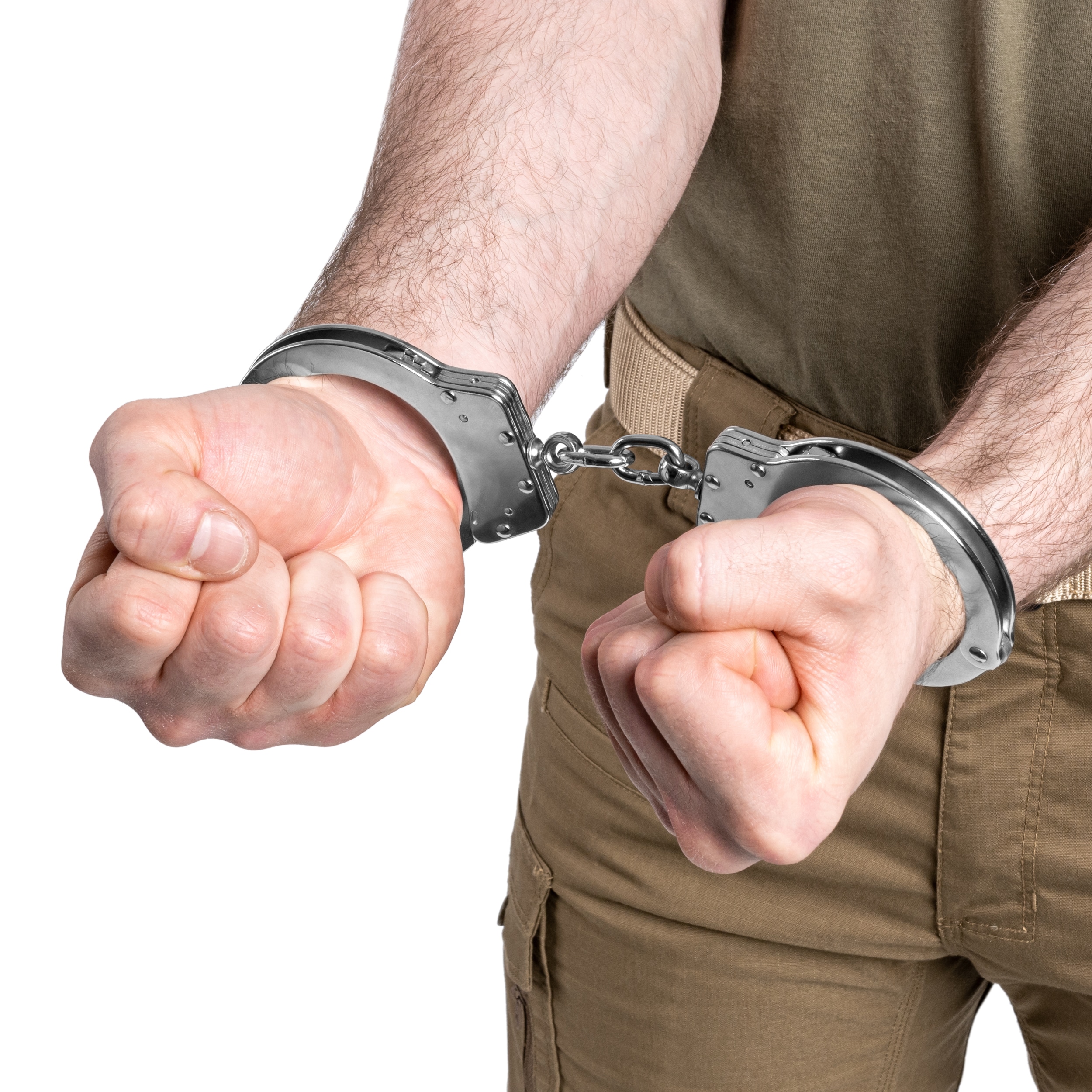 Mil-Tec steel handcuffs - Double Lock - silver