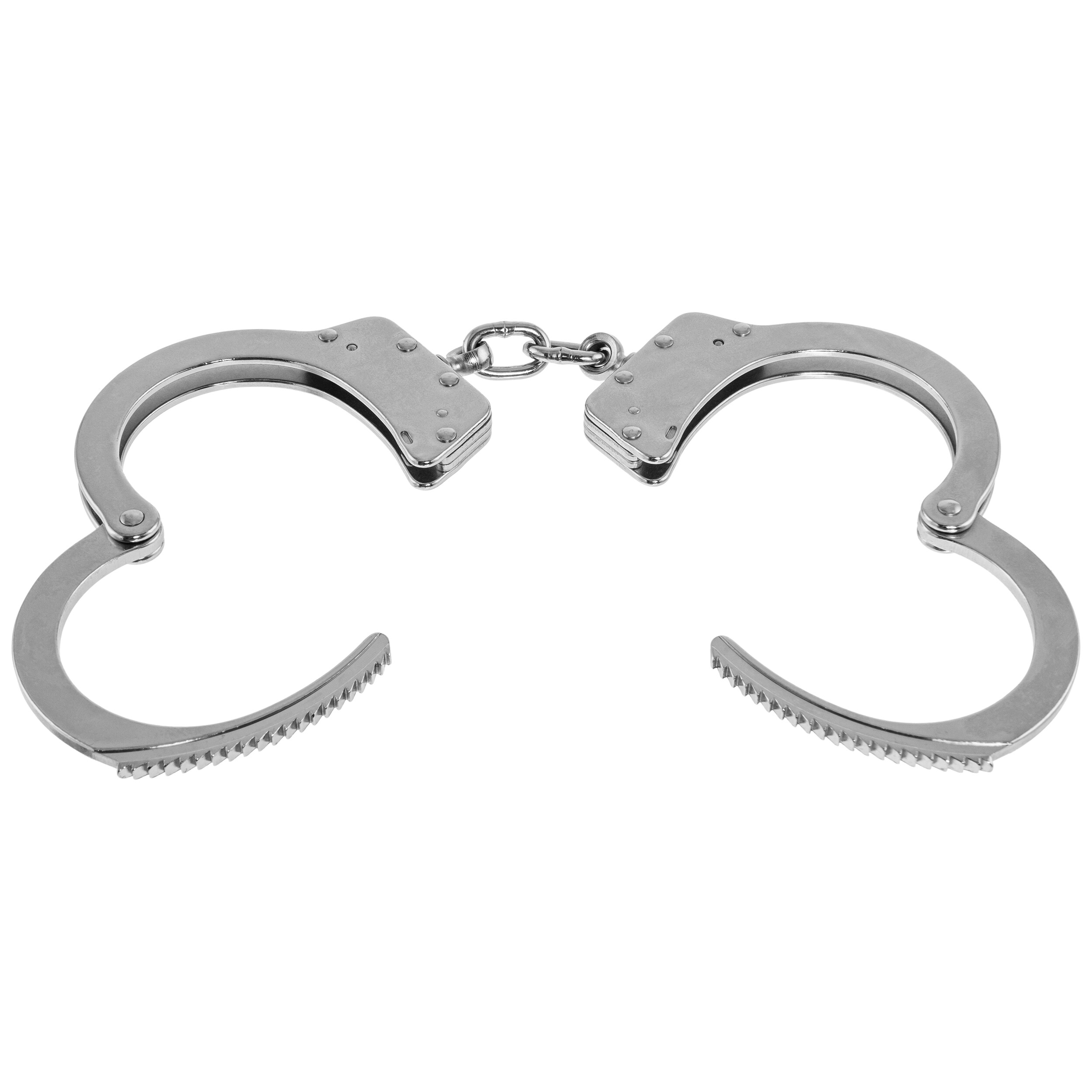 Mil-Tec steel handcuffs - Double Lock - silver