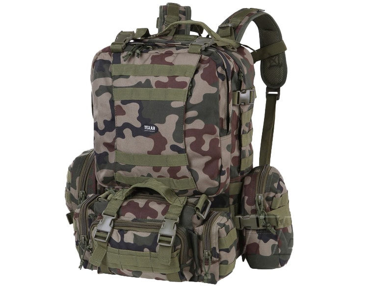 Texar Camper 60 l Backpack - wz.93 Pantera PL Woodland