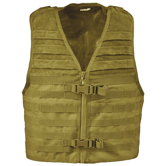 Texar Molle Tactical Vest - Coyote