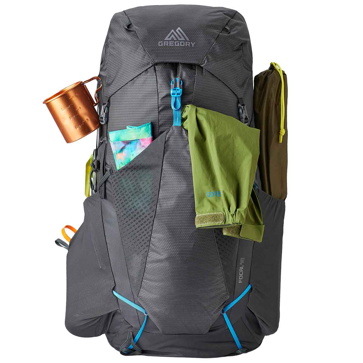 Gregory Focal M Backpack 48 l - Ozone Black