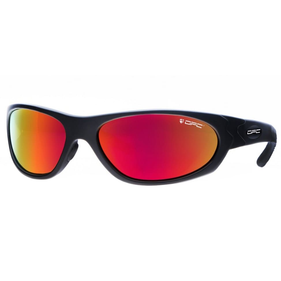 OPC Military Marines sunglasses - Black Matt Red Revo Polarised