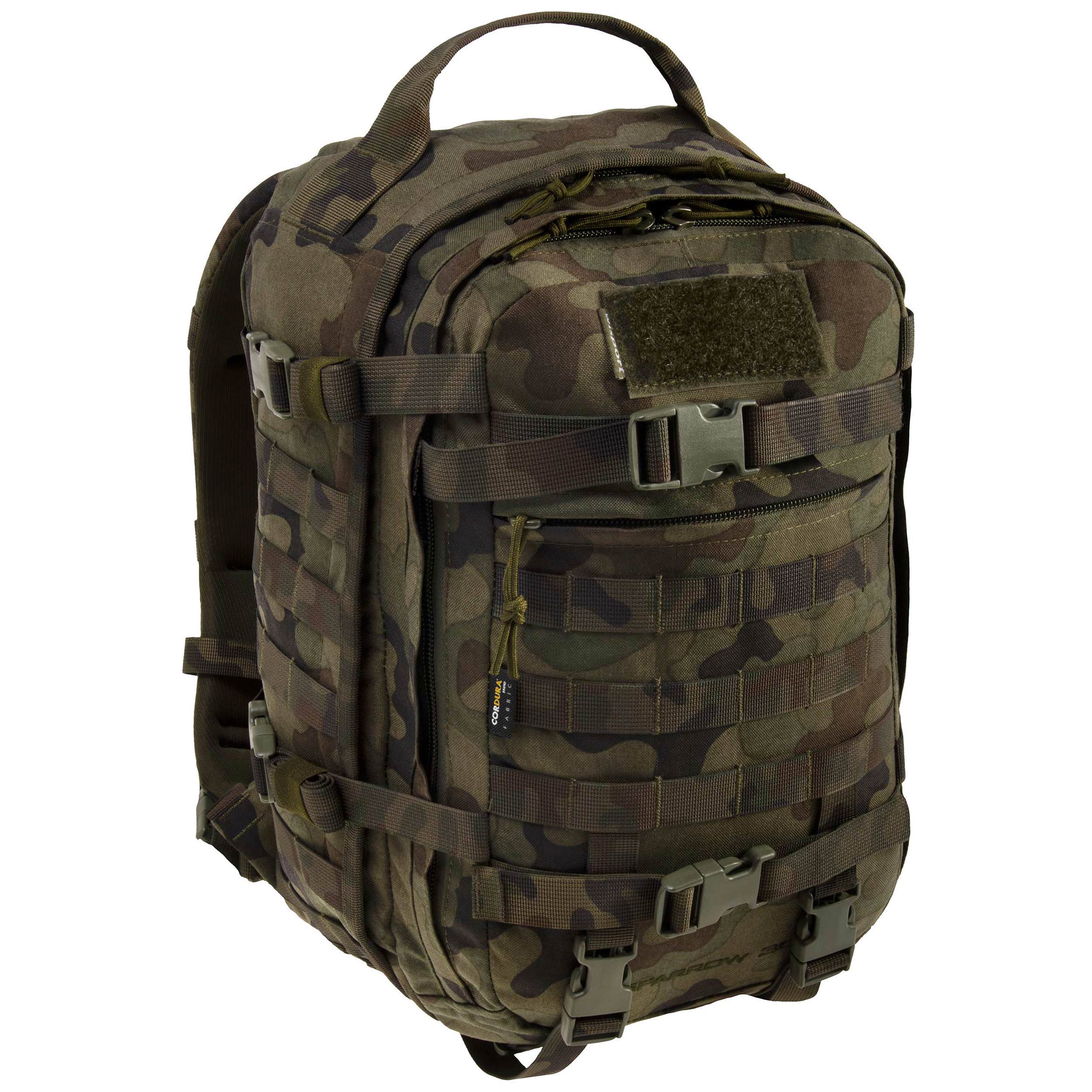 Backpack Wisport Sparrow II Full Camo 30 l - wz.93 Pantera PL Woodland