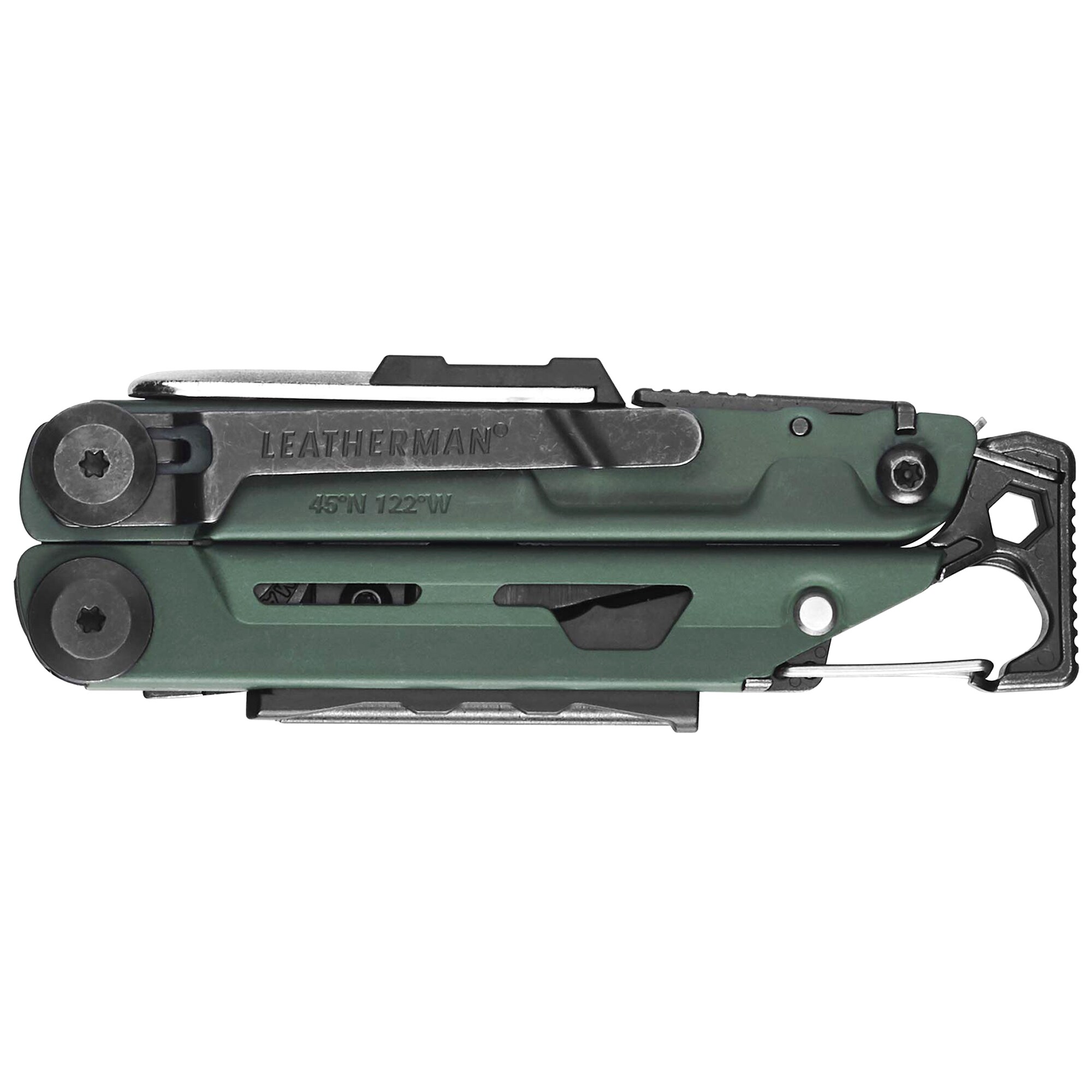 Leatherman Signal Green Topo Multitool with sheath - limited edition
