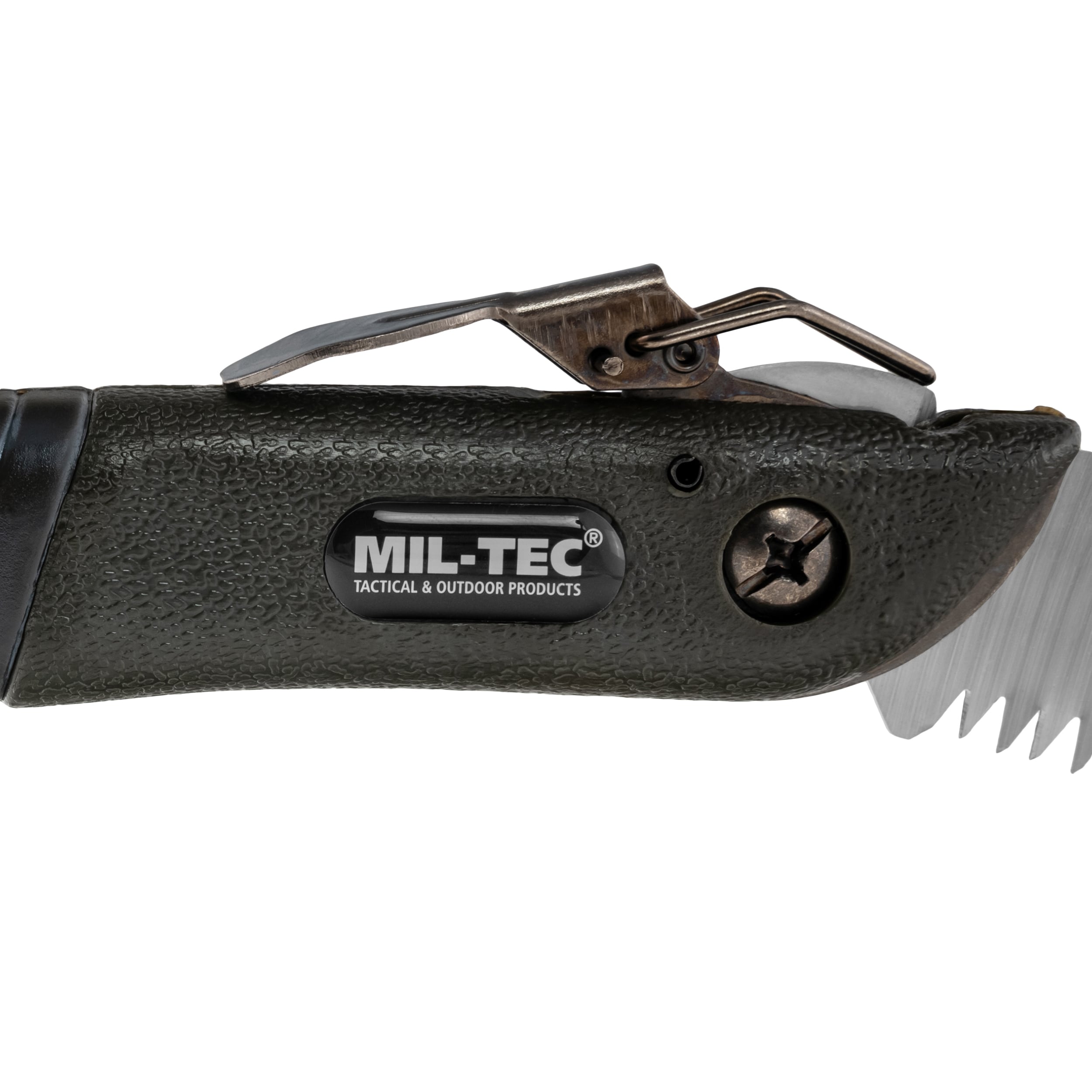 Mil-Tec Folding Saw - Carbon Steel - Olive