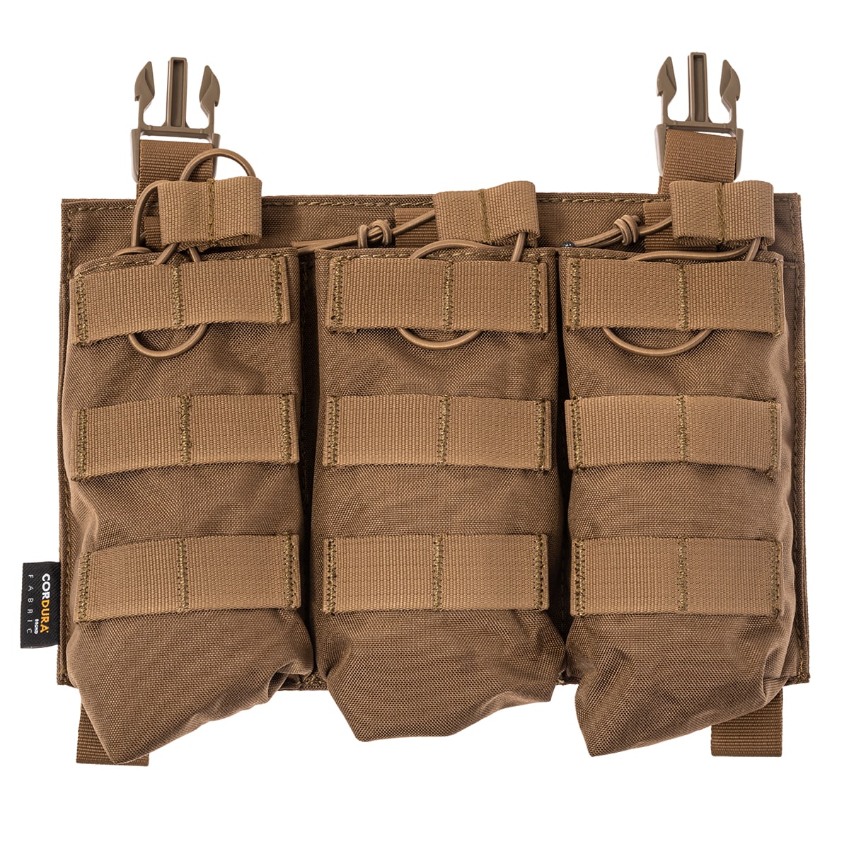 8Fields Buckle Up Cordura Triple Magazine Pouch for 7.62 magazines - coyote