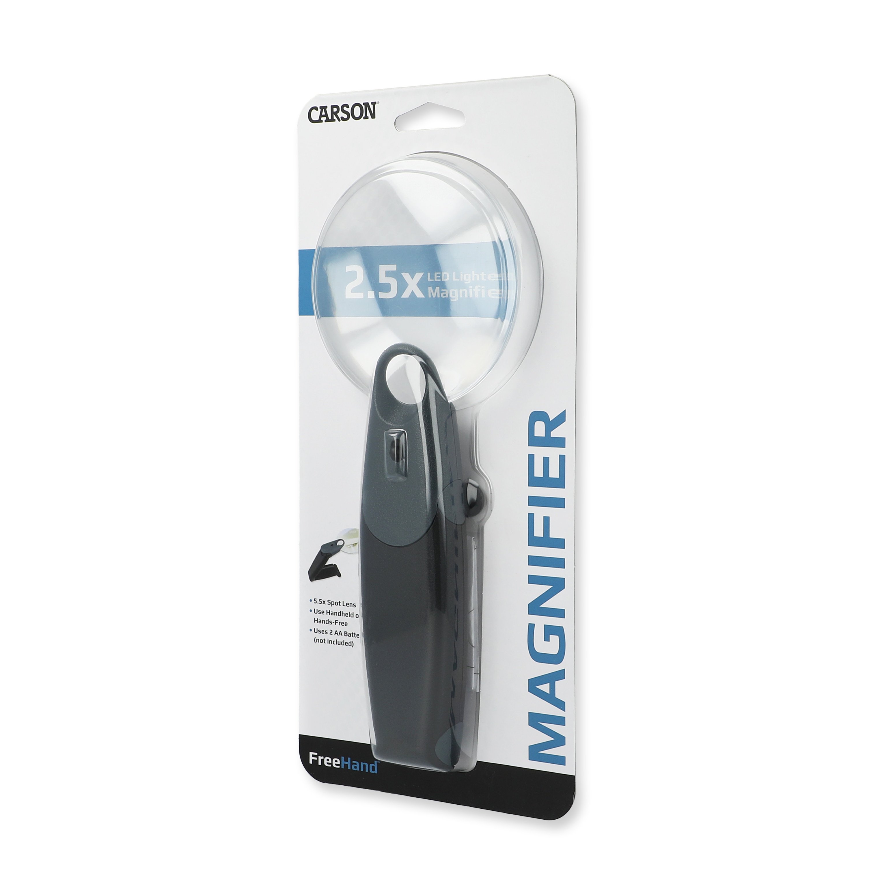 Carson FreeHand 2,5x / 5,5x Magnifier