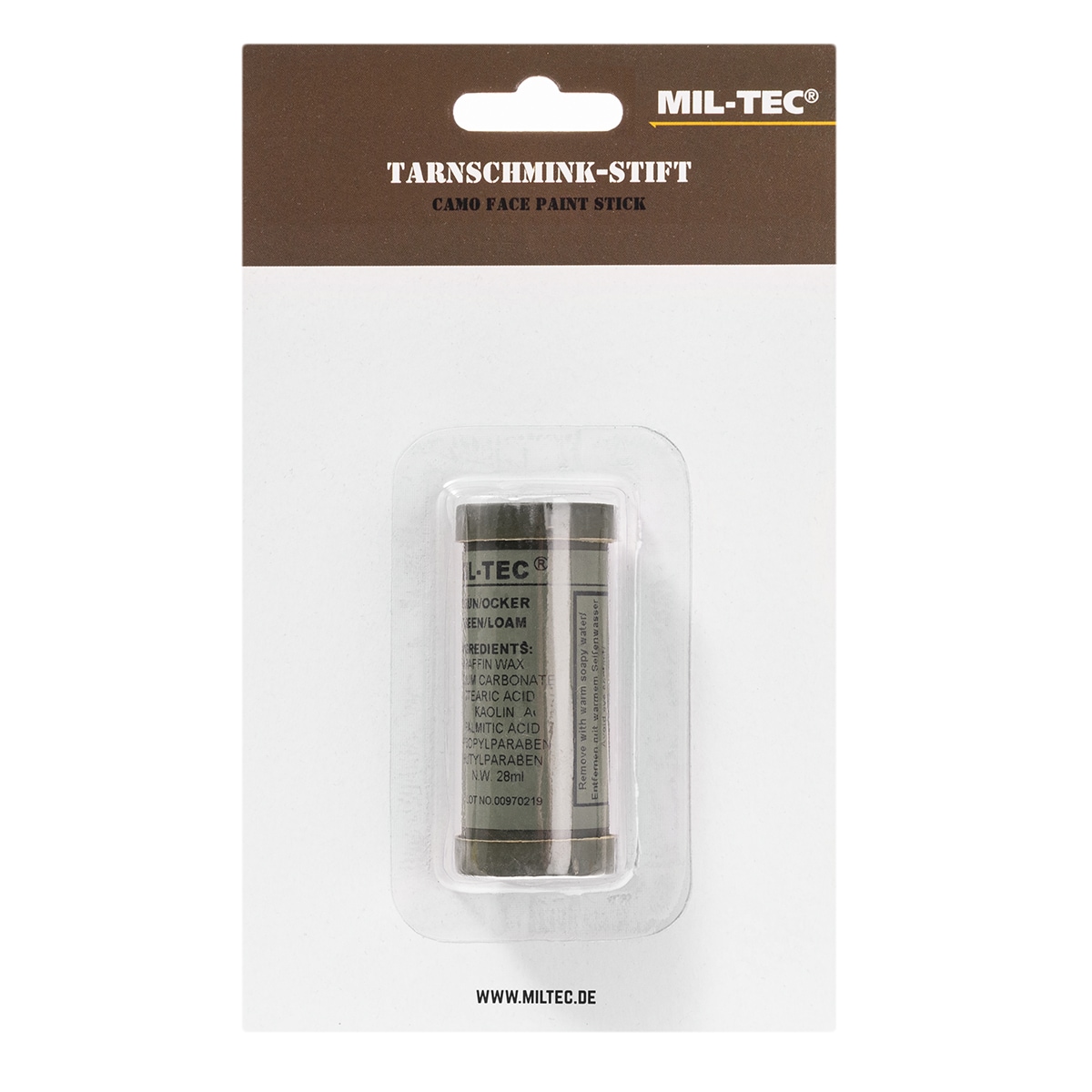 Mil-Tec Stick Camouflage Paint - Green/Loam