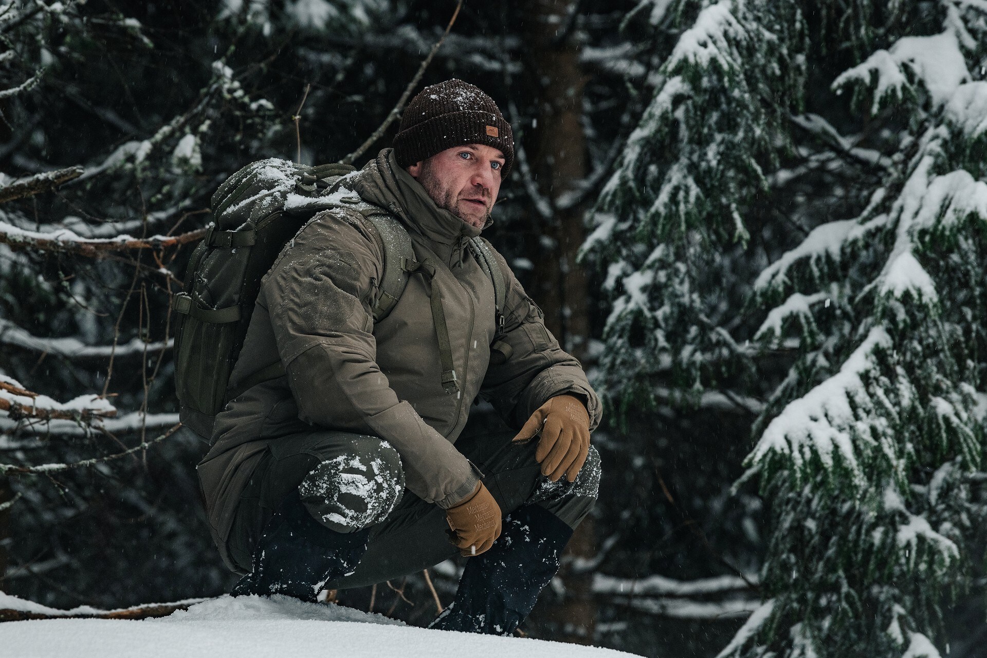 Helikon Merino Wanderer Beanie - Earth Brown