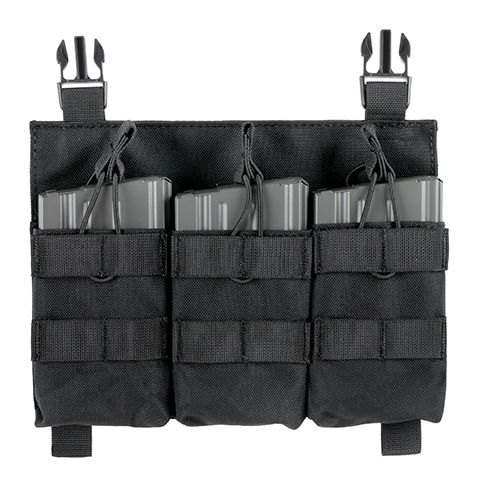 8Fields Triple Pouch for box magazines - Black
