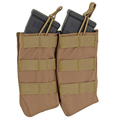 8Fields Double Open Pouch for large magazines - Coyote