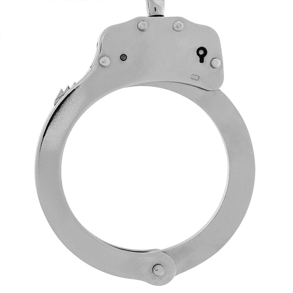 GS Nickel-plated Chain Leg Cuffs