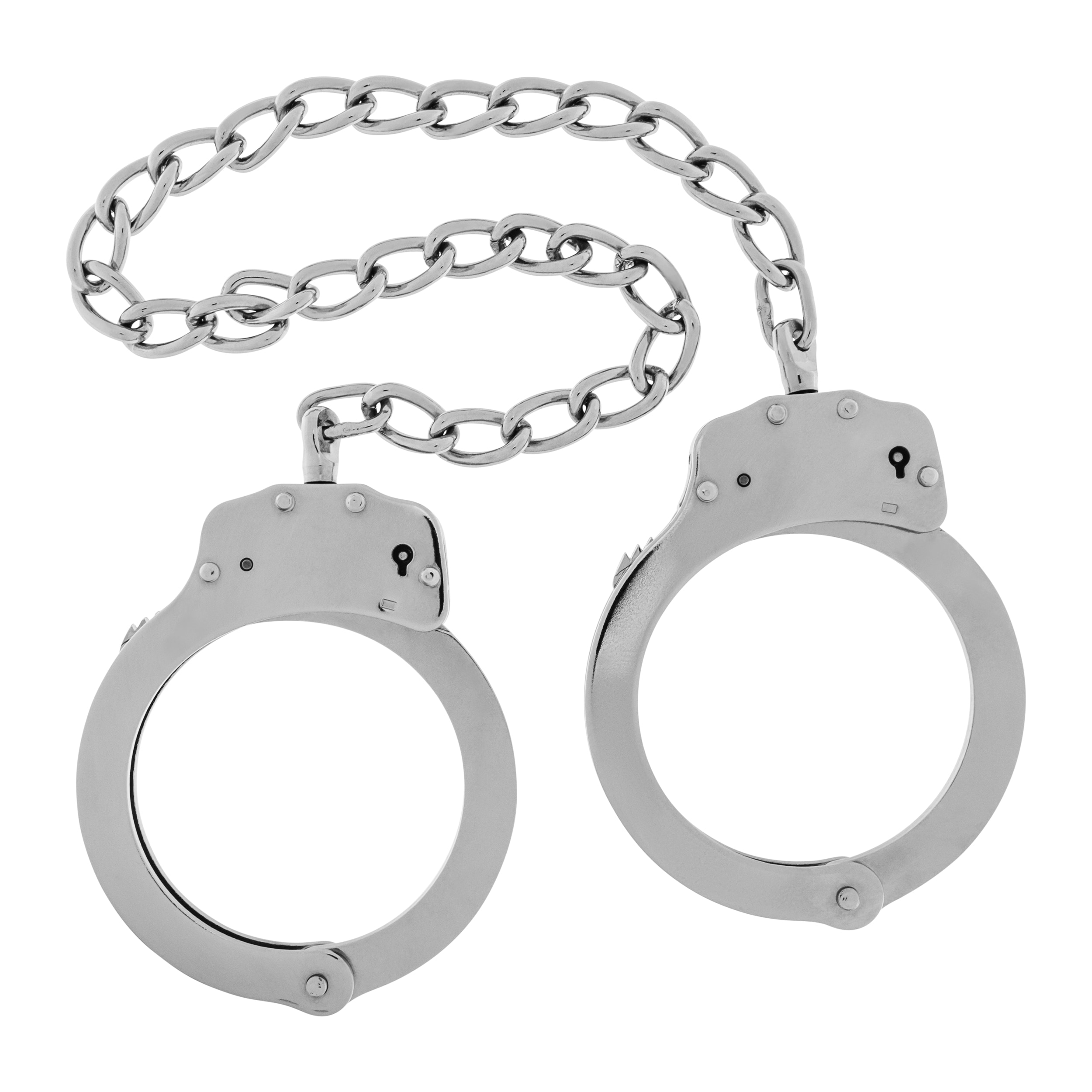 GS Nickel-plated Chain Leg Cuffs