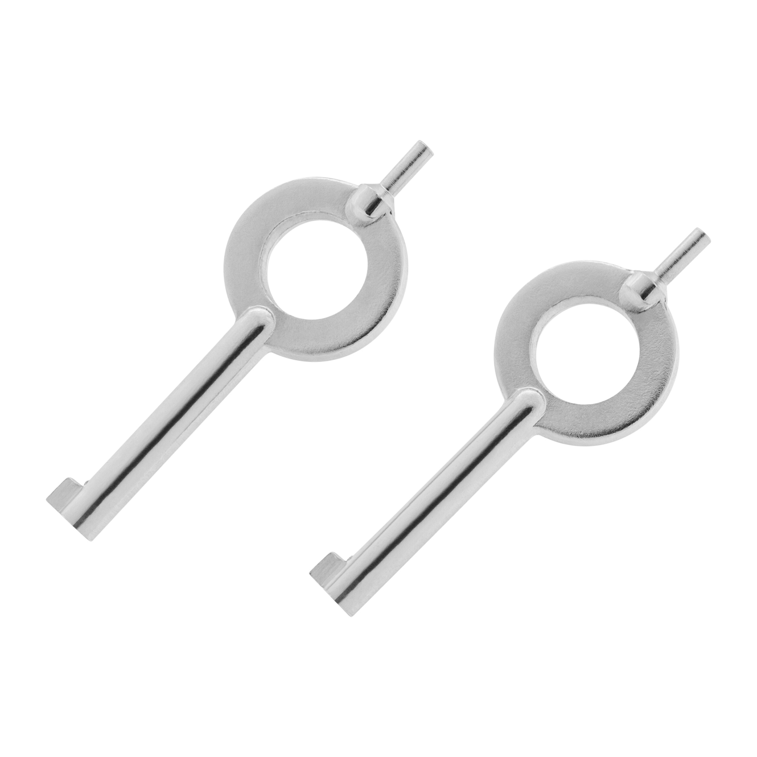 GS Nickel-plated Chain Leg Cuffs