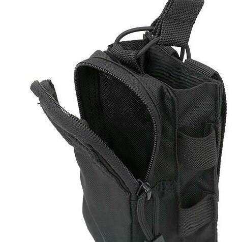 8Fields Universal Pouch with storage compartment - black