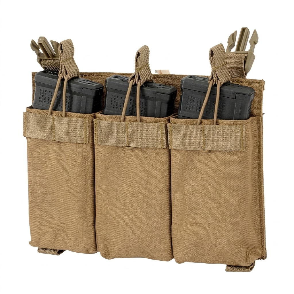 8Fields Buckle Up Triple pouch for M4 / M16 magazines - coyote