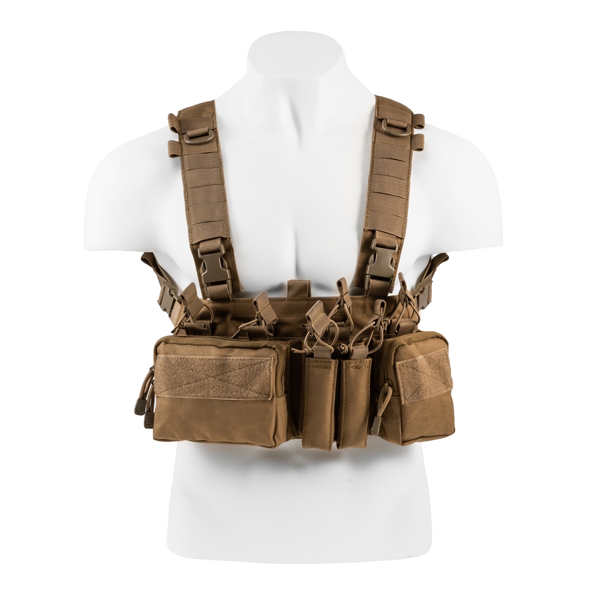 8Fields Buckle Up Chest Rig Recce/Sniper Tactical Vest - coyote