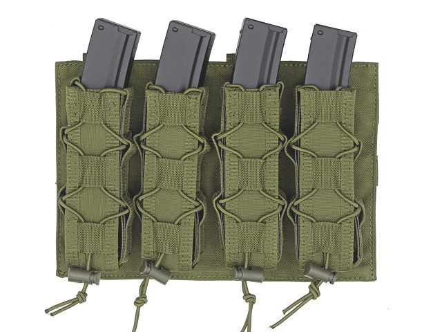 8Fields Pouch for four SMG magazines OD