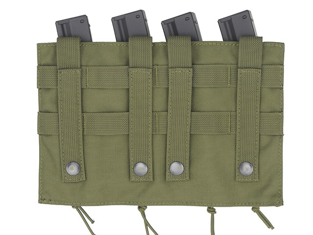 8Fields Pouch for four SMG magazines OD