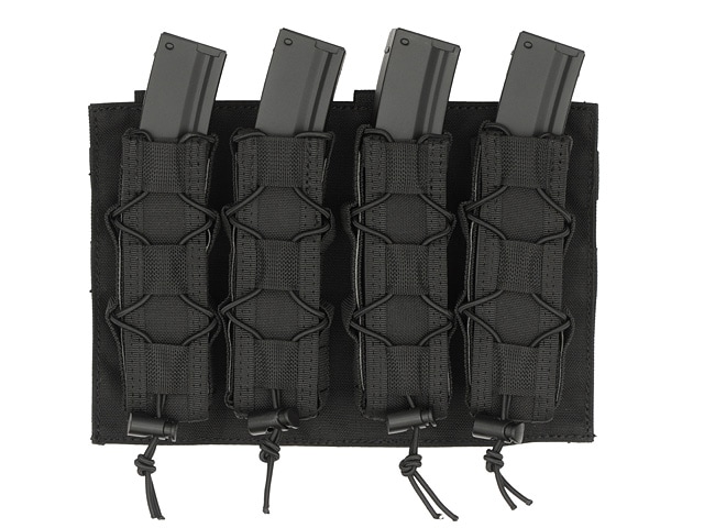 8Fields Pouch for four SMG magazines Black
