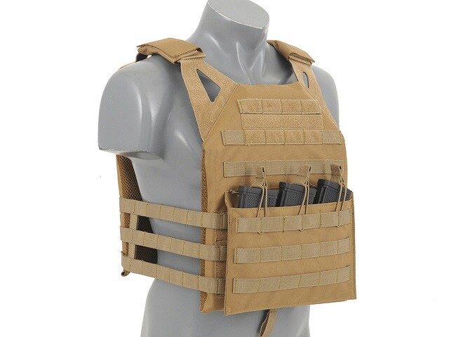 8Fields Jump Plate Carrier V2 Tactical Vest Large Size - coyote