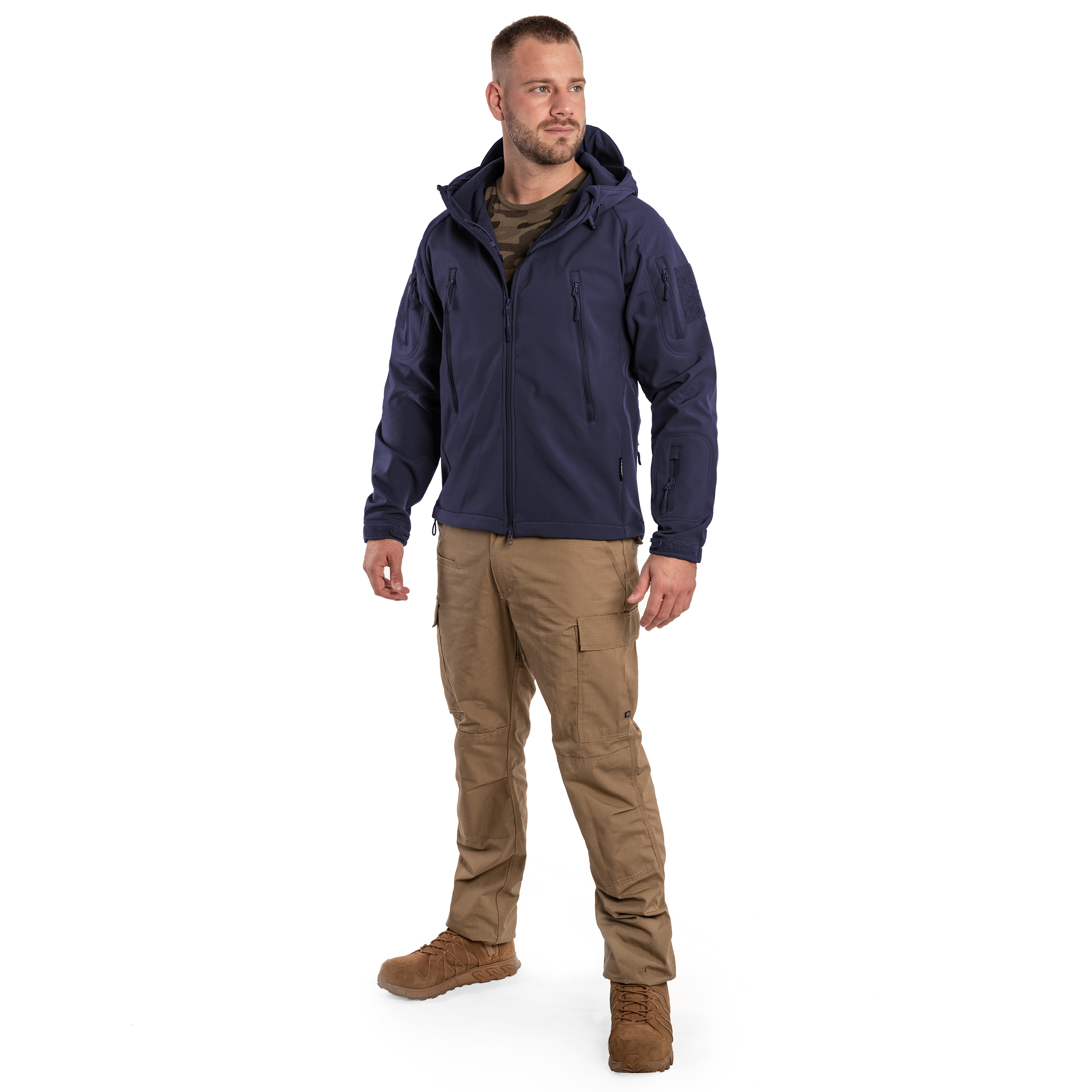 Texar Softshell Falcon Jacket - Navy Blue